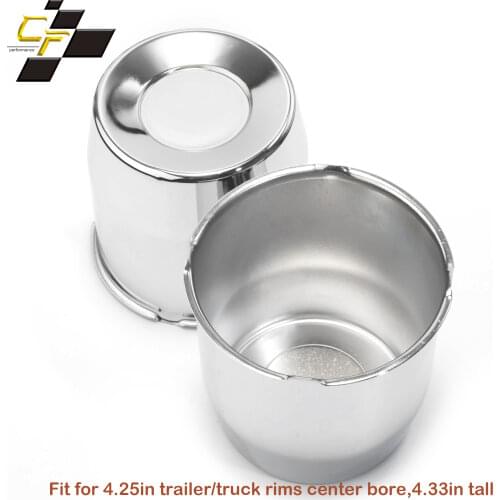 1pcs 4.25in Push Through Center Cap Wheel Center Cap for 4.25"Trailer/Truck Rims Center Bore 4.33" Tall Center Bore Truck Wheels