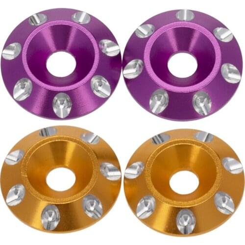 2set Metal Tail Wing M3 Countersunk Screws Washers for 1/10 Scale Off Road Buggy Monster Truck RC Dift Cars,8 & 1