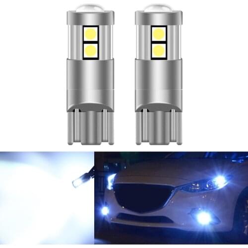2x W5W T10 LED Bulbs Canbus Car Parking Position Lights Interior Light For Renault Koleos Megane Scenic Fluence Laguna Velsatis