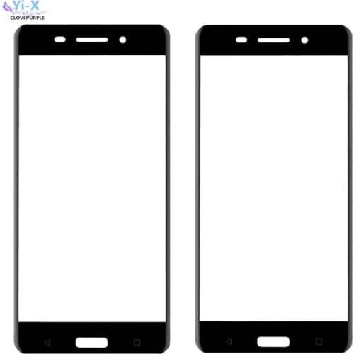 50pcs/lot New Touch screen Panel For Nokia 6 six N6 Front Outer Glass Top Lens Touch Screen Panel Replacement Parts