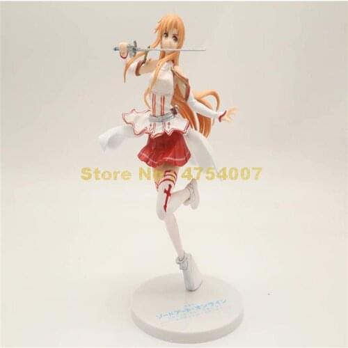 Anime sword art online s.a.o asuna sao theatrical version pvc action figure collectible model 18cm Toy