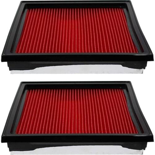 2Pcs Car Engine Air Filter for Nissan 370Z 350Z Infiniti QX50 Q40 Q60 EX35 EX37 G37 G35 G25 16546-JK20A