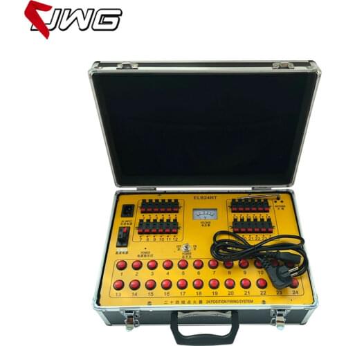 Free Shipping 24 Groups Boxing Hand Control+Digital Igniter For Cold Flame Fireworks Firing System Firing Device