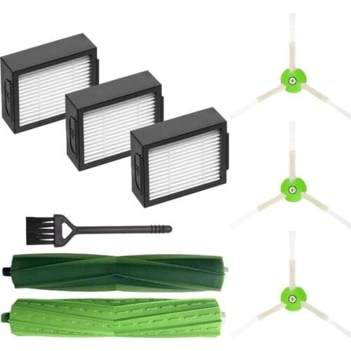 Center Roller Side Brushes Hepa Filters for iRobot Roomba i7 i7 Plus E5 E6 I Series Robot Vacuum Cleaner Parts Accessories Kits