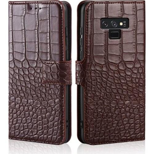 Case for Samsung Galaxy Note 9 Case Crocodile texture leather Cover Phone Cases for Samsung Galaxy Note 9 Coque flip