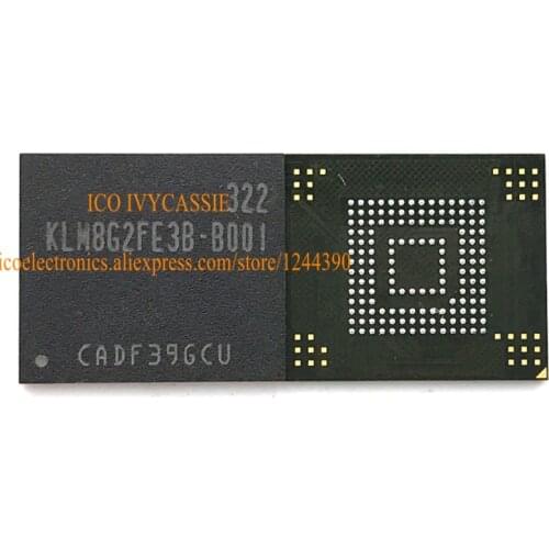 KLM8G2FE3B-B001 eMMC NAND Flash Memory IC 8GB BGA Chip Brand New