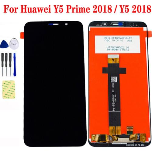 LCD Display Replacement For Huawei Y5 prime 2018 / Y5 2018 Touch Screen Panel Assembly For Huawei Y5 prime 2018 / Y5 2018