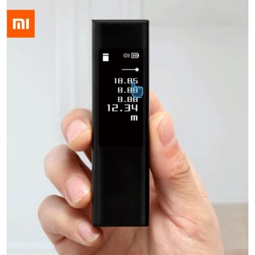 Stock Global version Xiaomi DUKA Electronic Digital Ruler Laser Tape Measure Range Finder OLED Touch Screen Distance 40M New