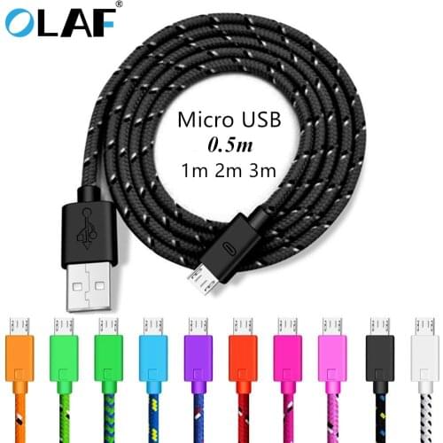Data Cable Micro USB Cable For Xiaomi Huawei Samsung HTC LG Redmi Android Charger Charging Cable For Mobile Phone Accessories