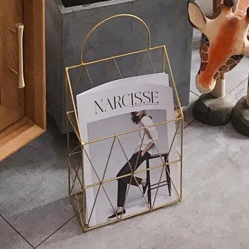 Book rack book for storage Can be hung Can fall to the ground placed Receive books and magazines Contracted design