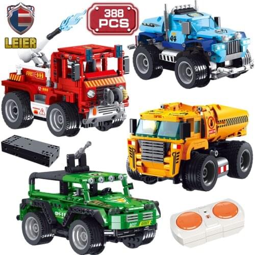 Leier Creator Technical Power Speed Series Building Blocks Racing Super RC Car Club Bricks Remote Control Toys For Children Boys