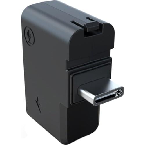 New Mic Adapter for Insta360 ONE X2 Camera Accessories 3.5mm Microphone Interface, Charging Audio Adapter