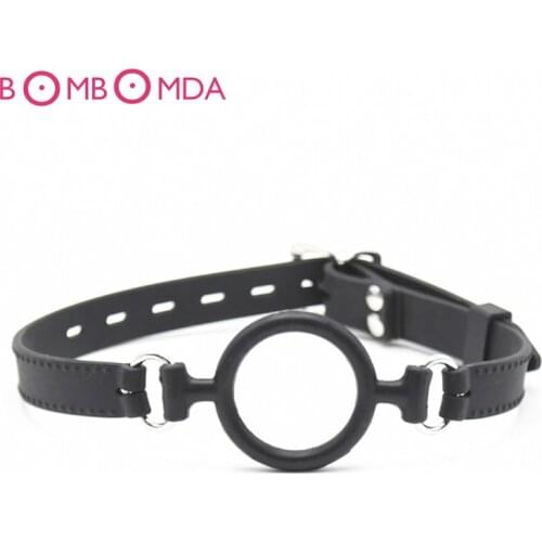 Sex Products Toys HOT Black Silicone Band Sexy Ball Open Mouth Gag Oral Fixation stuffed Adult Games For Couples Flirting ToysO2