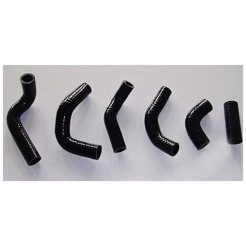 Silicone Radiator BLACK Hose KIT Husqvarna HVA TE TC TE250 TC250 2001-2009