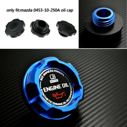 Blue Aluminum ENGINE Oil Cap For MAZDA RX7 RX8 323 FAMILIA BP 1.8L PROTEGE FSDET MIATA MX5 MX-5