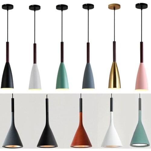 Nordic Pendant Lights Modern Hanging Lamps Minimalist Simple Light Multicolor Lamp 3 Heads for Kitchen Dining Room coffee bar