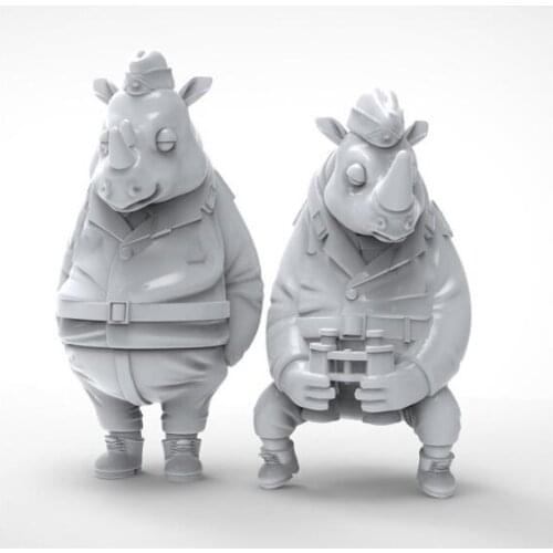 1/35 Resin Model Building Kit Figure Small animal elephant