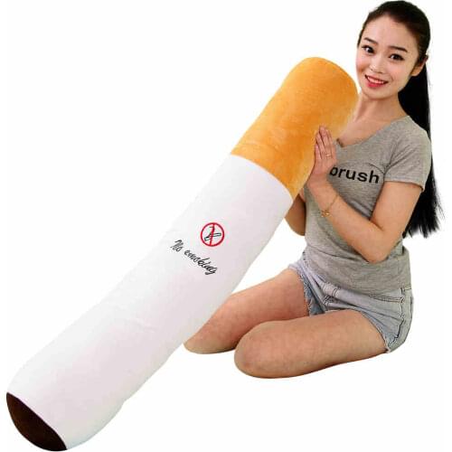 1pcs Smoking Cylindrical Sleeping Cigarette Pillow Boyfriend Birthday Gift Plush Toys Squishy Pillow Plush Pillow Simulation