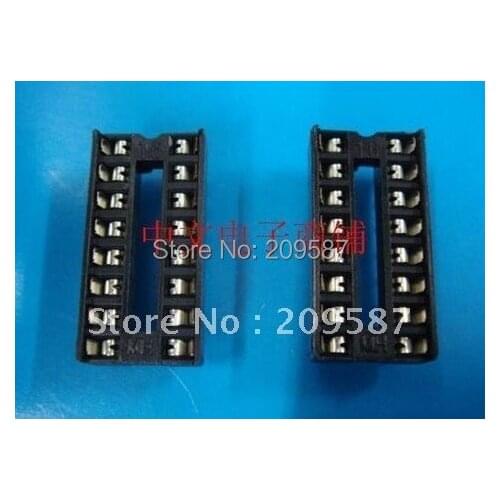 10pcs 6 Pin 8 Pin 14 Pin 16 Pin 18 Pin 20 Pin 24 Pin 28 Pin 40 Pin 2.54mm DIP SIP IC Sockets Adaptor Solder Type