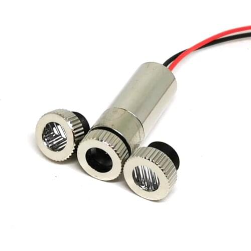 3in1 Dot/Line/Cross Focusable 515nm 520nm 10mw Grass Green Laser Module Point Laser Lights