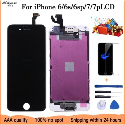 A++ Quality 100% Good Working Replacement For iPhone 6 6S Plus 7G LCD Digitizer Touch Screen Completed Assembly With Parts+Gifts