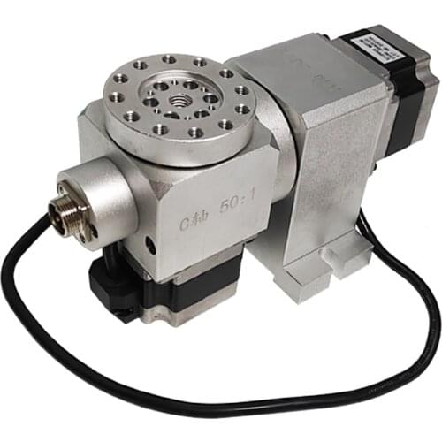 Harmonic drive reducer CNC 4th 5th A B Rotary axis Speed reducing ratio 50:1 for milling machine
