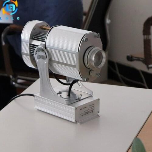 Logo Projector IP65 Indoor HD Rotary Image Aluminum Alloy Rustproof Shop Hotel Bar Porjection Advertising Display Custom Gobos