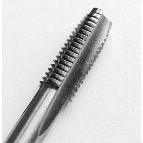 Free shipping of 1PC HSS6542 made machine tap M10*0.5/0.75/1.0/1.25/1.5mm straight flute HSS 6542 tap for steel metal threading