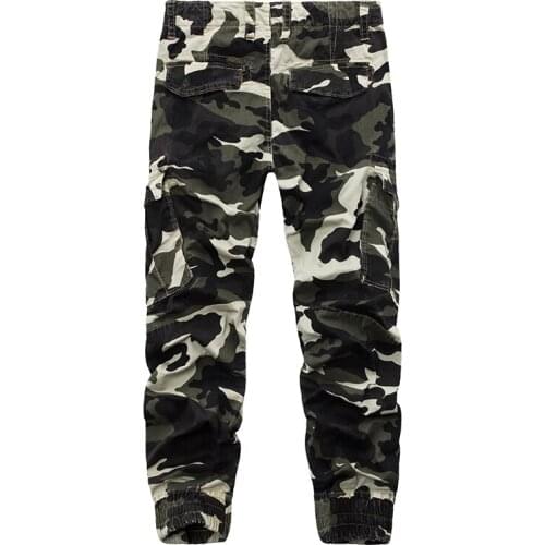2020 Mens Tactical Cargo Joggers Men Camouflage Camo Pants Army Military Casual Cotton Pants Hip Hop Male Trouser