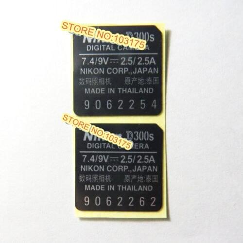 New Bottom Label Tape Number Replacement For Nikon D300S Digital Camera