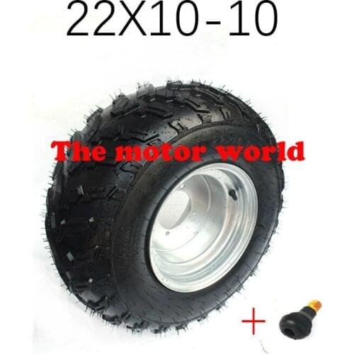 2019 Newest Good Quality GO KART KARTING ATV UTV Buggy 22X10-10 Inch Wheel Tubeless Tyre Tire with Aluminum Alloy Hub