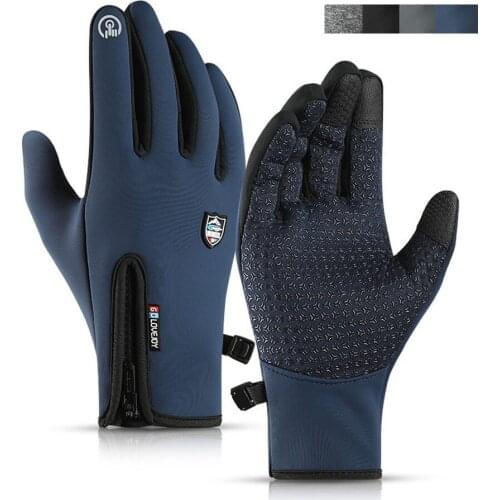 Autumn Winter Windproof Cycling Gloves Warm Comfortable Gloves Motorcycle Riding Sports Warm Gloves Touch Screen Cycling Glove