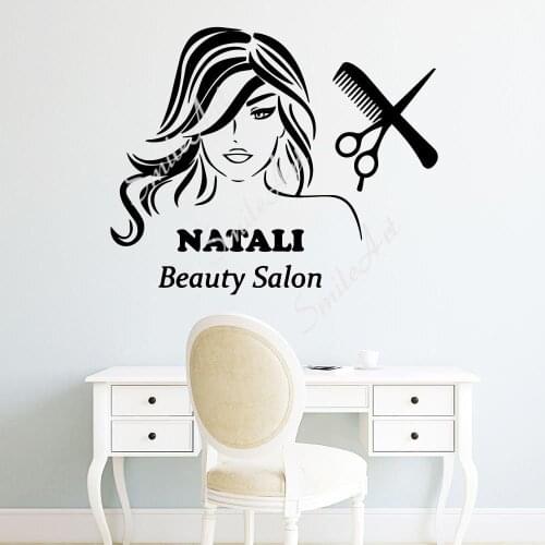 Cartoon Style Beauty image Removable Art Vinyl Wall Stickers For Baby Kids Rooms Decor Removable Decor Wall Decals