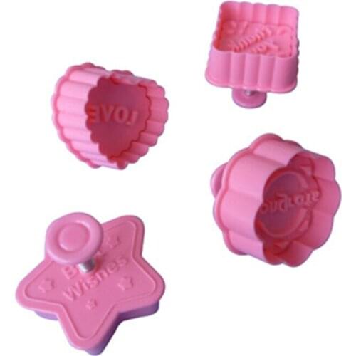 Wedding Kitchen Party Cooking Cookie Stamp Biscuit Mold Snowman Cookie Plunger Cutter Christmas Cookie Cutters Baking Mould