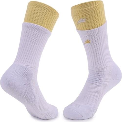 Trend Shuangluokou Elite Basketball Socks Comfortable And Wearable Middle Tube Socks Thick Towel Bottom Sports Socks