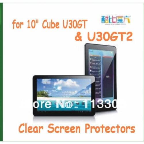 50pcs Ultra Clear Screen Protector Size 256x166mm for 10.1 inch Cube U30GT U30GT2 No Retail Package Protective Guard Film