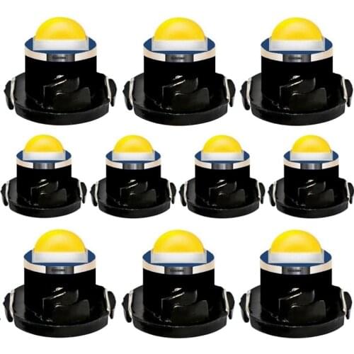 10pcs T4 T4.2 LED Super Bright High Quality LED Car Board Instrument Panel Lamp Auto Dashboard Warming Indicator Wedge Light 10X
