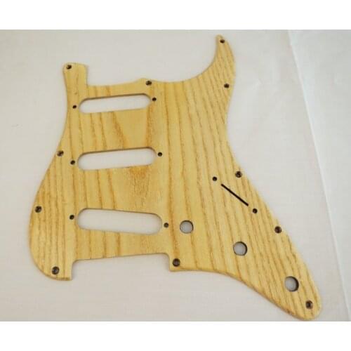10pcs solid wood Hand made Ailanthus wood GUITAR SSS Pickguard
