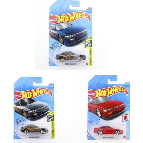 2020-111 Hot Wheels NISSAN SILVIA S13 Mini Alloy Coupe 1/64 Metal Diecast Model Car Kids Toys Gift