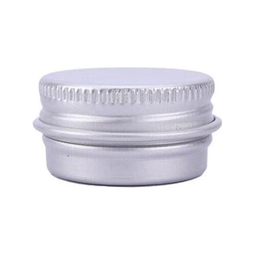 5ml Mini Aluminum Cream Jar Gorgeous Hair Wax Case Cosmetic Pot Jar Tin Container Makeup Tool Screw Thread Lid Empty 50pcs/lot