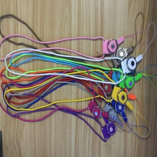 500pcs/lot Rotation Mobile Phone Neck Chain Straps Key Keychain Hang Rope Lariat Lanyard Detachable Camera Straps