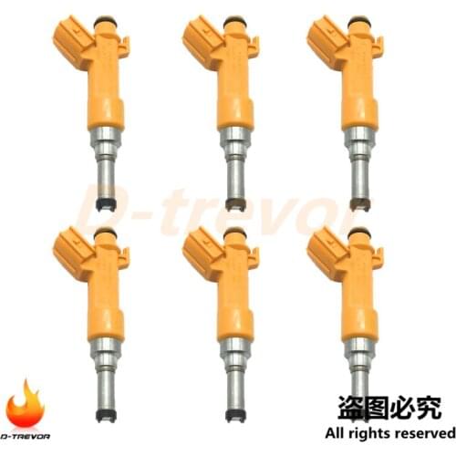6pcs Fuel Injector 23250-0V040 For TOYOTA Camry 5AR 6AR Highlander 8A