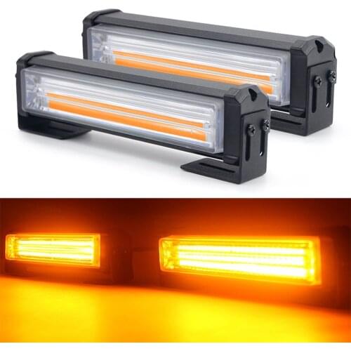 COB LED Emergency light 40W Car strobe warning lights head Police Rescue vehicle flashing Hazard warning lamp AC12~24V