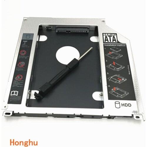 Caddy expand memory storage for Apple Macbook Pro 2nd HDD Hard Drive Caddy Module Tray SATA 9.5mm