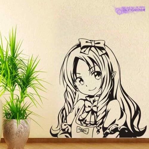 Eromanga Sensei Wall Decal Yamada Elf Vinyl Wall Stickers Decal Decor Home Decoration Anime Car