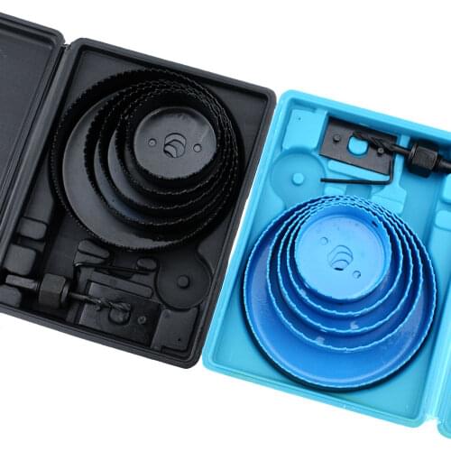 Tools for carpentry parts Set of drills for metal kit DIY high quality Hole opener 5 pcs drill bit 64-127 hole saw cutting