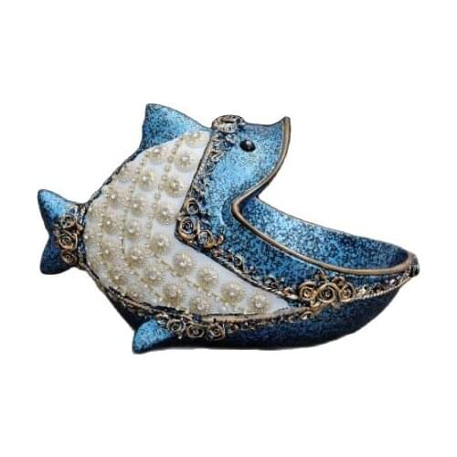 Artificial pearl fish statue and frog statue sculpture home decoration accessories estatua escultura statues gift