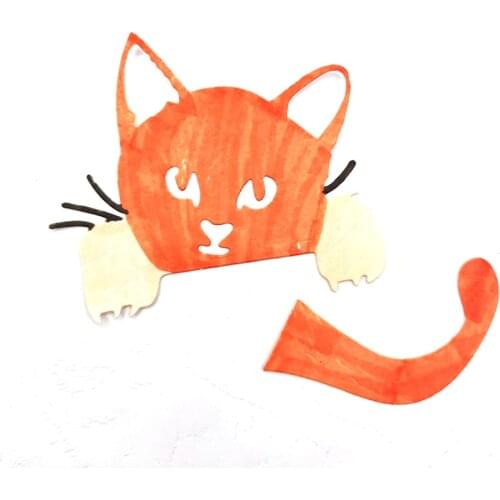 Julyarts Cat Stencils for Card Making New Dies For DIY Scrapbooking/Decorative Photo Album Engraving DIY Paper Cards