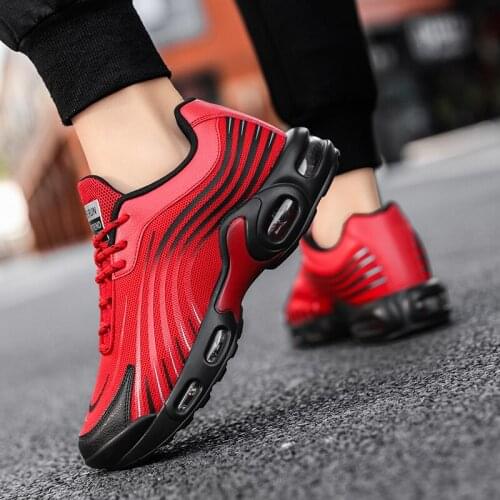 Air Cushion Jogging Shoe Man Sport Running Shoes Breathable Sneakers for Men Summer Tennis Outdoor Training Marathon Racing Shoe