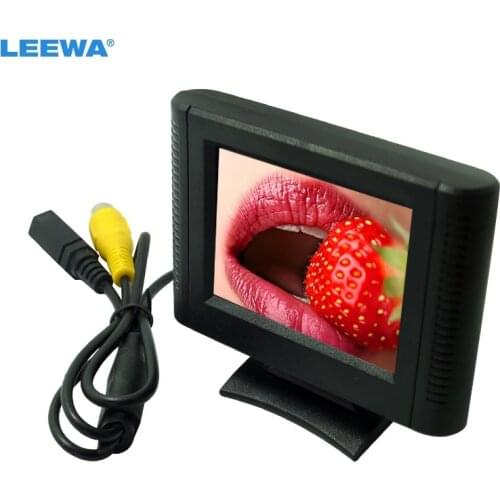 LEEWA 2.5" Digital 2.5inch Detachable RCA Video View TFT LCD Monitor For DVD Rearview Parking Sensor Camera #CA1365